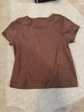 Brandy Melville brown tshirt
